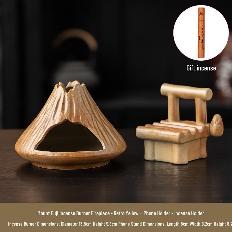 Mount Fuji Incense Burner