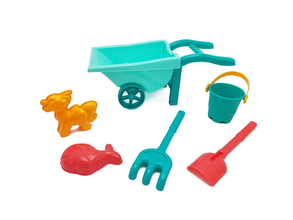 Jianxiong Beach and Water Play Set: Shovels, Sand Digging Tools, Car, and Bucket for Outdoor/Indoor Use