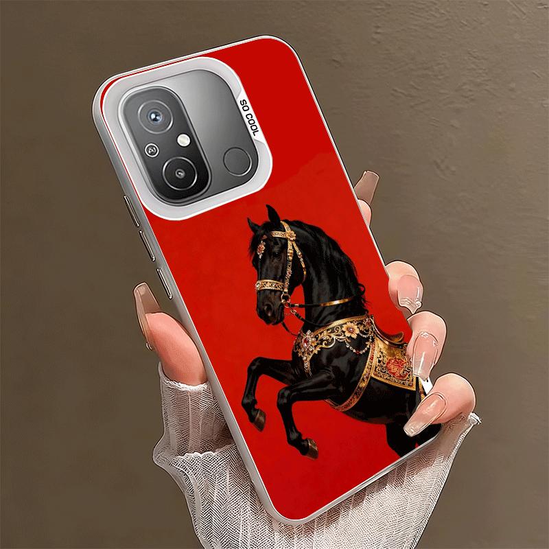 

Horse Art Aesthetics Soft Phone Case for Xiaomi Redmi 15C 15 14C 13C 12C Poco X5 X6 X7 Pro X3 F8 F7 Ultra M8 13 12 Cover Back Sh Xiaomi Poco X5 Pro