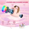 Karaoke Machine for Children Adults with Wireless Microphones Portable Bluetooth-compatible Speakers with LED Lights