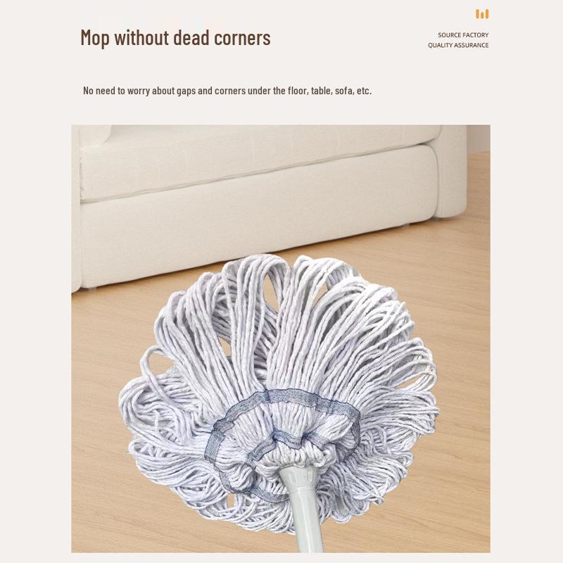 Hands-Free Self-Wringing Mop for Easy Home Cleaning