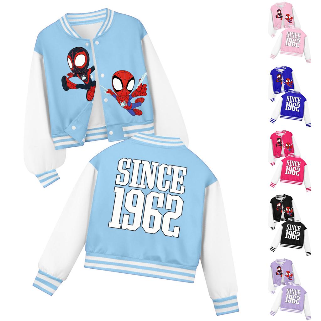 Kids Long Sleeve Graphic Print Hoodie for Casual Daily Wear