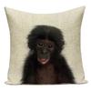 Motto Letters Printed Home Decor Cushion Covers Polyester Black White Pillow Cover Sofa Bed Car Decorative Pillow Case
