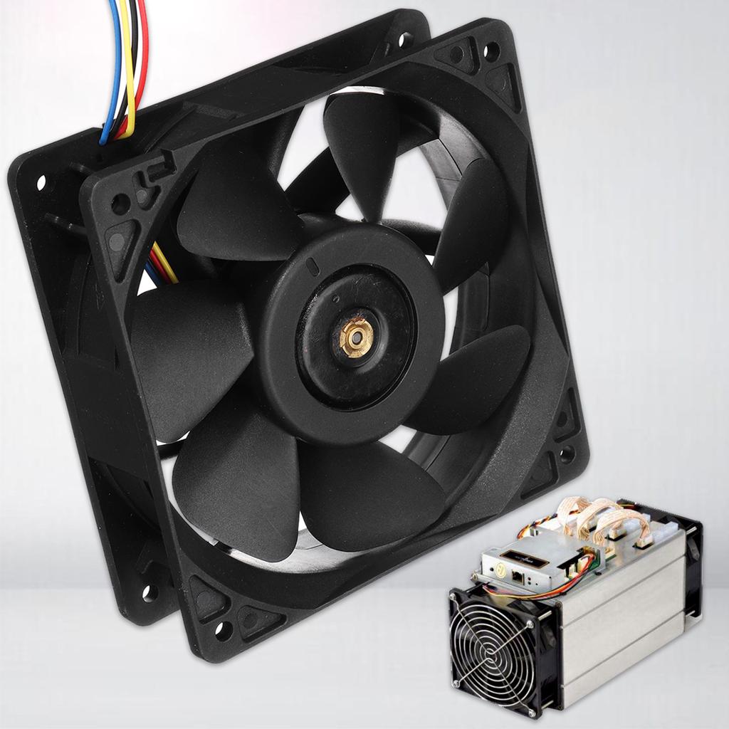Bitmain Fan 6000RPM Cooling Fan Replacement 4 pin Connector For Antminer Bitmain S7 ...