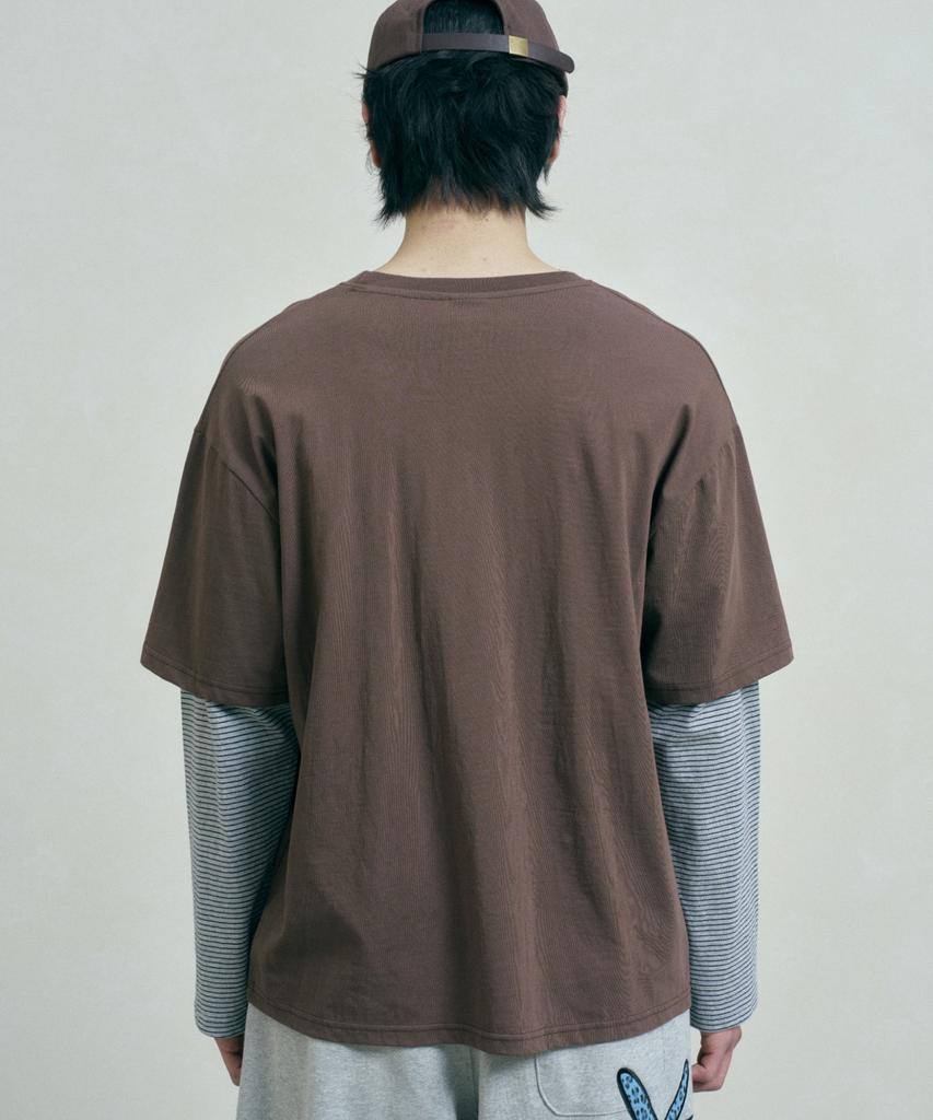 FERNOV 88 Layered Long Sleeve Brown