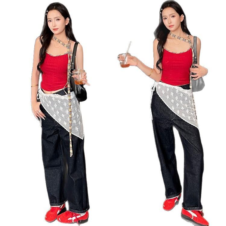 Lan Cabinet joint retro German training shoes women's 2025 summer new color matching lace-up racing shoes sports casual Forrest Gump shoes