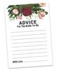 Inkdotpot Floral GreeneryA  Advice And Wishes Set Of 50 Bridal Shower Advice Game