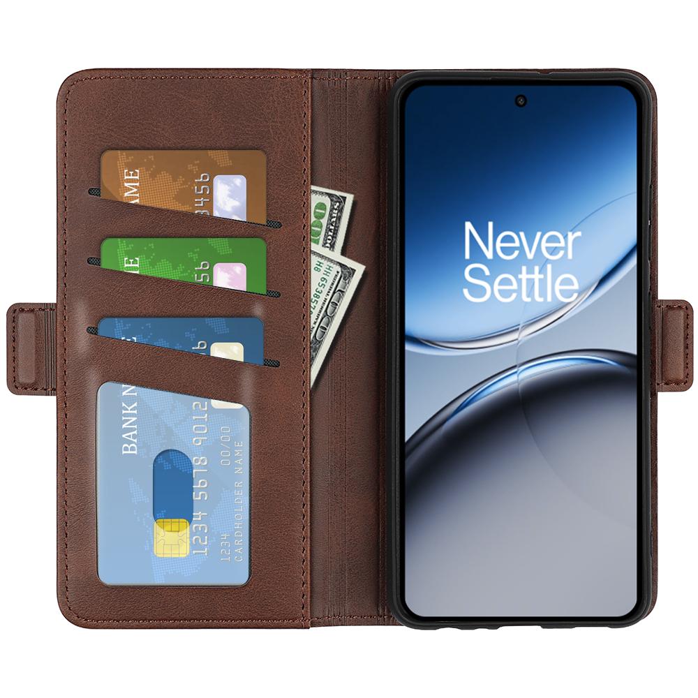 

For OnePlus Nord 4 Stand Case Calf Texture Leather Wallet Phone Cover Blue