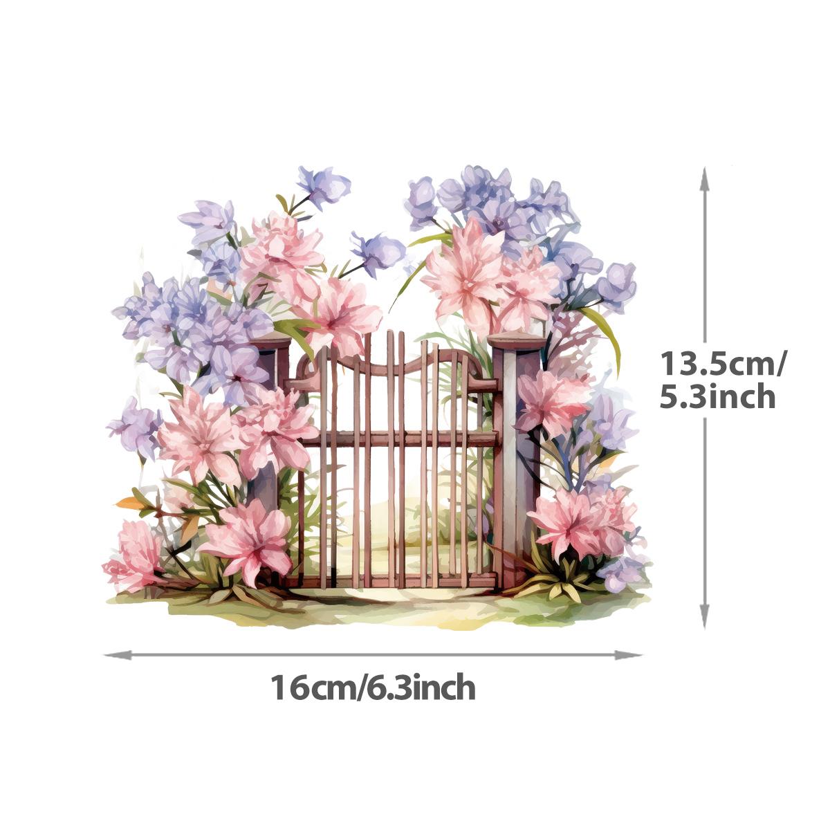 

Футболка с цветочными птицами и машинками, термопереносы для девочек и мальчиков, новые наклейки «сделай сам», аксессуар для одежды, теплопередача, патчи Dtf, наклейки