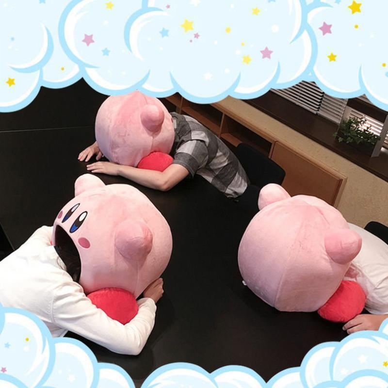 Ultra miękki i przytulny Super Kawaii Gra Kirby Siesta Palce Pluszowa Poduszka do Spania Cosplay Prezent