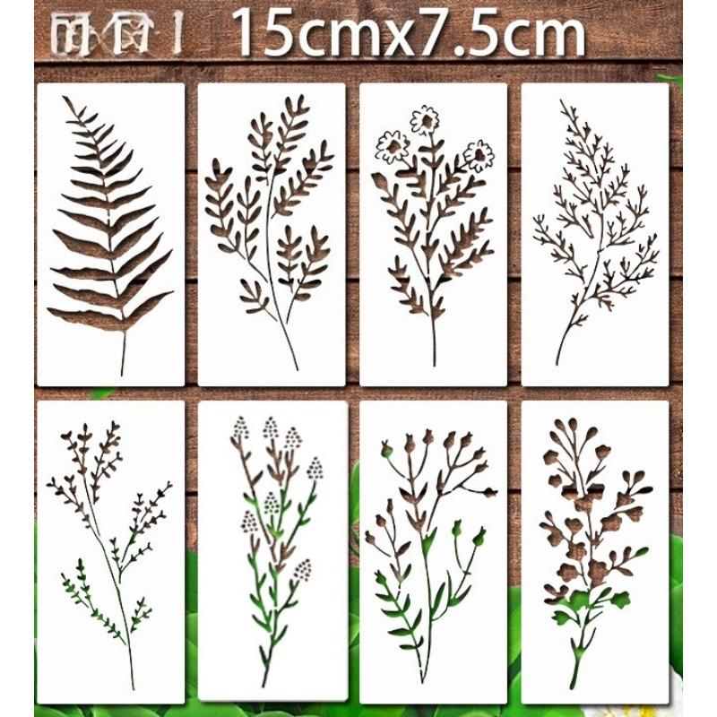 Wildflower Painting Template  Reusable Painting  Flowers and Plants  Inkjet Pet Graffiti  Washable