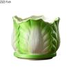 Kreative chinesische Kohl Keramikvase Kleine Pflanzentöpfe Tischdekoration Blumenarrangement Blumenvase Raum Ästhetische Dekoration
