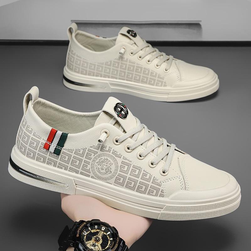 Black chef men's shoes summer waterproof and non-slip kitchen work flat shoes one pedal men's leather shoes casual trendy shoes