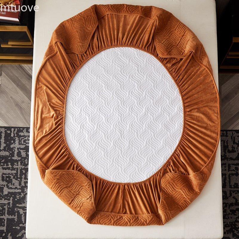 Luksusowy Krótki Plusz Zagęszczony Pikowany Pokrowiec na Materac Rozmiar Queen Ciepły Miękki Dziecięcy Aksamit Pikowanie Narzuta na Łóżko Nie Zawiera Poszewki na Poduszkę