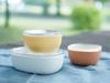 KINTO BONBO Lunch Bowl 300ml Yellow Kids Baby Dishwasher Safe Gift Present Baby Shower Gift 26447