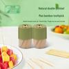 Disposable Bamboo Toothpick Dispenser (2-Pack)