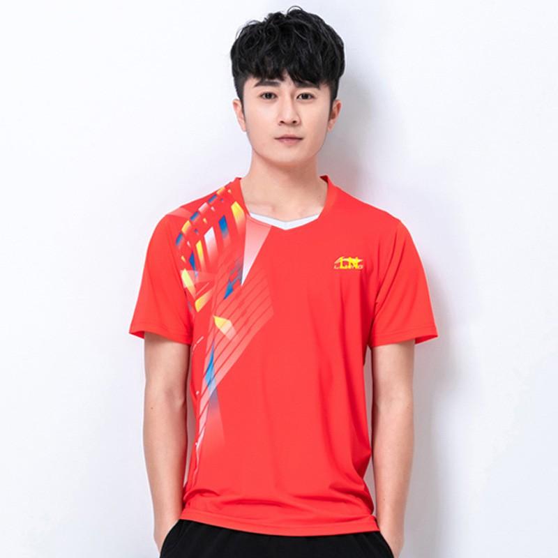 Unisex Badminton Shirt Men Women Sport Training Competition Top Quick-Dry Blend Fall Winter Wear
