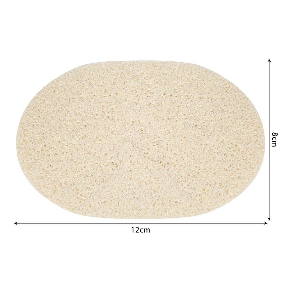 1/5/10Pcs Natural Luffa Sponge Dish Washing Cloth Loofah Scrub Pad Dish Pot Scrubber Sponge Household Kitchen Clean Brushes Pad