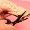 1pc of Heavy-duty Black-edged Scissors, Made of Rust-resistant Stainless Steel with Anti-stick Coating - Ergonomic Handle, Suitable