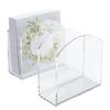 Clear Acrylic Napkin Holder Stand Tissue Box Dispenser Paper Towel Storage Rack Kitchen Restaurant Modern Design Vertical Holder