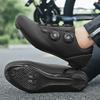 New Outdoor Unlocked Cycling Shoes Mountain Bike Lock Shoes Road Bike Hard-soled Cycling Shoes Cycling Shoes