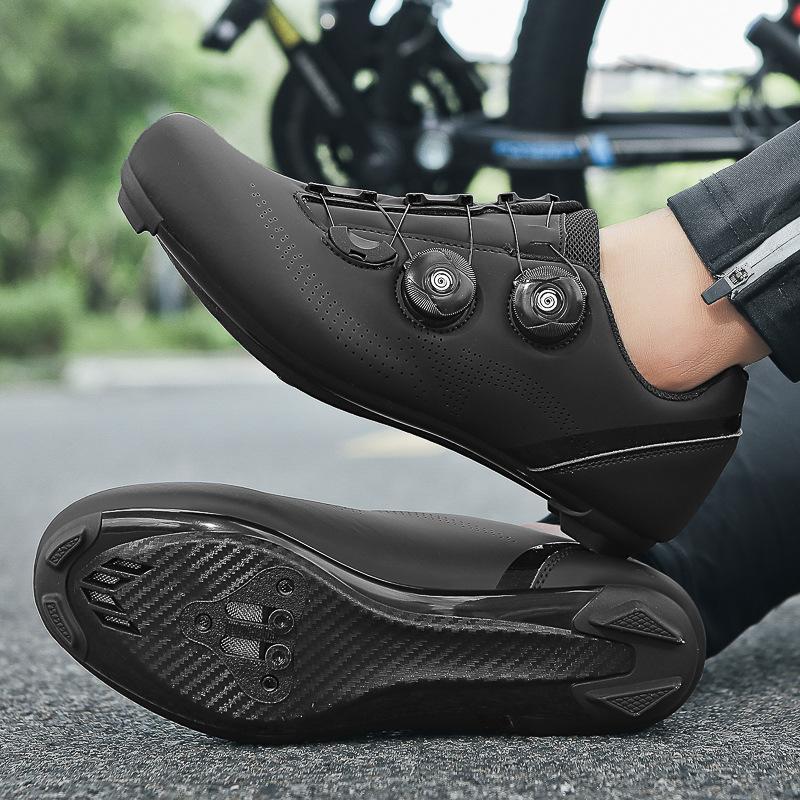 New Outdoor Unlocked Cycling Shoes Mountain Bike Lock Shoes Road Bike Hard-soled Cycling Shoes Cycling Shoes
