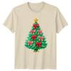 Christmas Tree Bows Holiday Unisexs TShirt Unisexs Tee Graphic Unisex Top