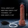 Real Jet Dildo Ejaculation Powerful Suction Cup. The Penis Has A Curved Shaft And Ball, Which Is Suitable For Female G-spot And Anus