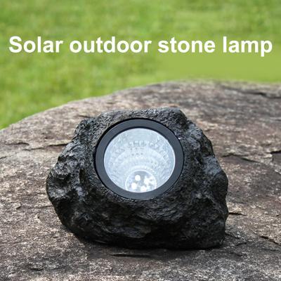 Solar Stone Lamp LED Regntät 4 Design Rock Garden Lawn dekorativt ljus för uteplats