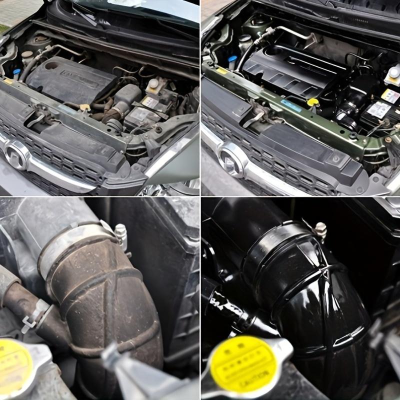 Car Plastic Restorer–Black Gloss Interior Renewal Wax for Dashboards Leather Trim&Panels Auto Polish Repair Coating to Restore Shine Protect Surfaces