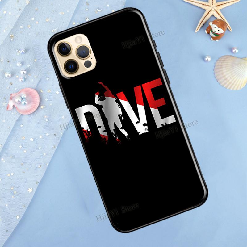 

Dive Scuba Divers Diving Phone Case For iPhone 11 Pro Max XS XR X 12 13 Mini SE 2020 6S 7 8 Plus 13 Pro Max Cover iPhone 11 Pro