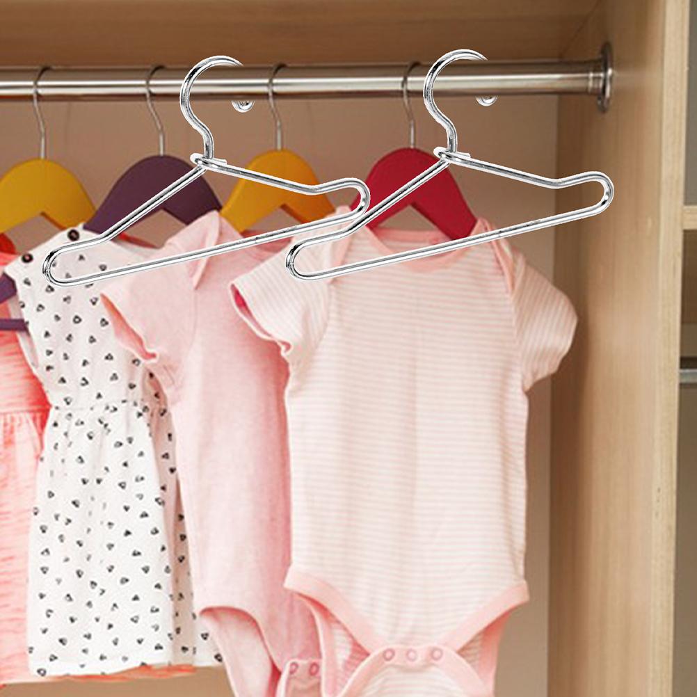 25 Pcs Delicate Small Hanger Mini Miniature Hooks for Dollhouse Clothes Hangers