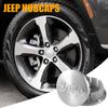 Cup Holders 4PCS 55/64mm Car Wheel Hub Caps Tire Hubcaps Stickers Decor Accessories For Jeep Renegade Wrangler jk Compass Cherok