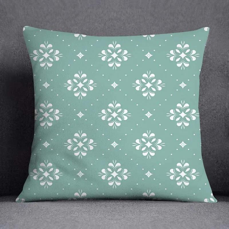 Fresh Geometric Print Pillowcase Interior Decoration Office Living Room Home Pillowcase