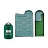 Hooded Sleeping Bag, 2-In-1 Travel Quilt, Green