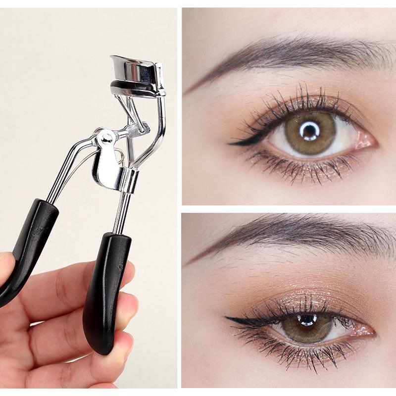 

GECOMO Mini Stainless Steel Eyelash Curler - Long-Lasting Curling Tool for Beginners