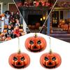 Halloween Ornaments For Tree Pumpkin Halloween Tree Decorations Horror Smile Pendants For Christmas Yard Wall Fireplace Door