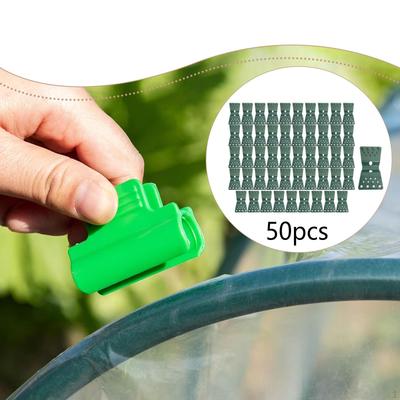 50 Pieces Shade Cloth Clips Net Premium Practical Fix Clamp for Greenhouse