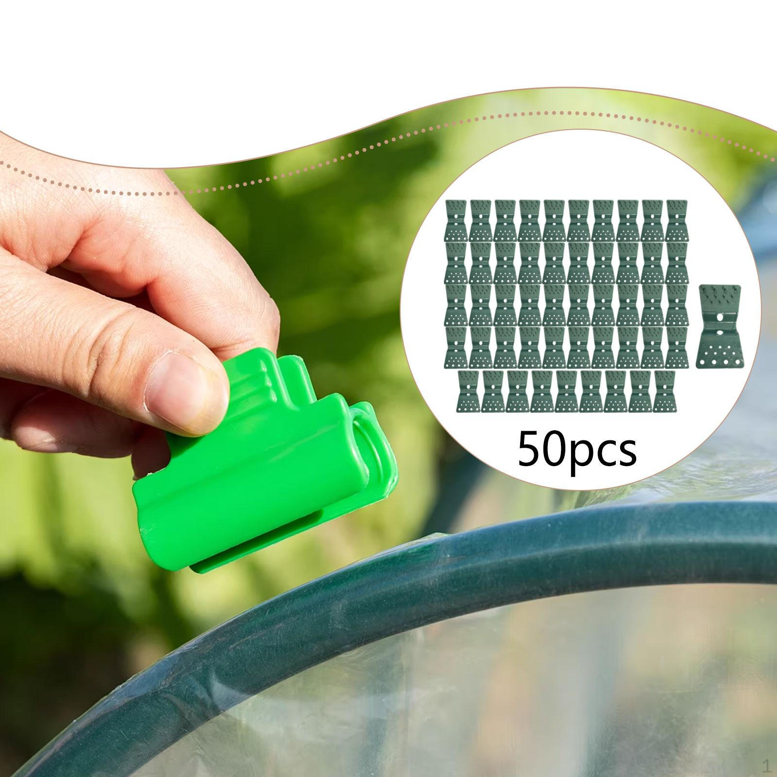 

50 Pieces Shade Cloth Clips Net Premium Practical Fix Clamp for Greenhouse