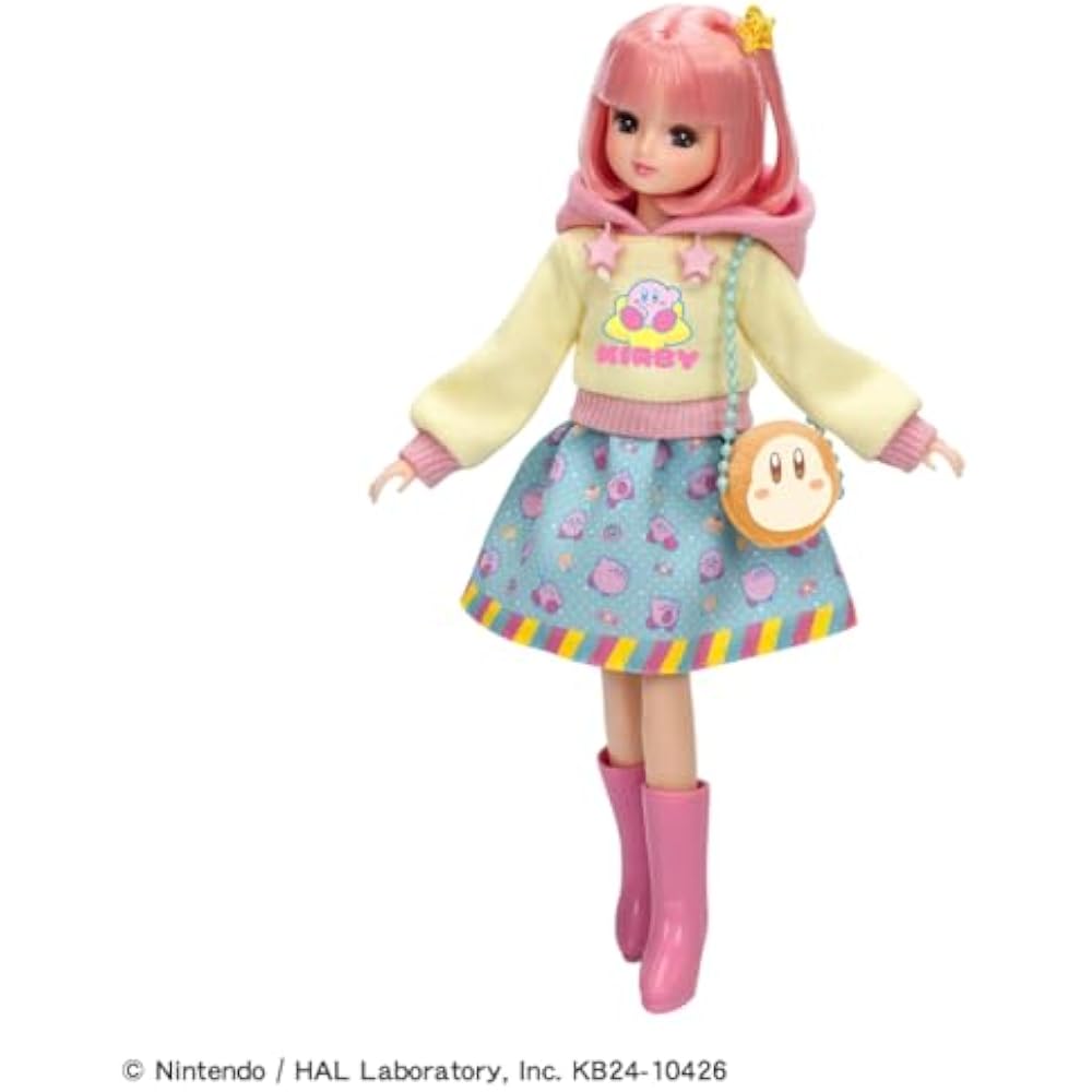 Takara Tomy Licca-chan Doll Kirby's Dream Land: Daisuki Licca-chan Dress Up Playhouse Toy 3 Years...