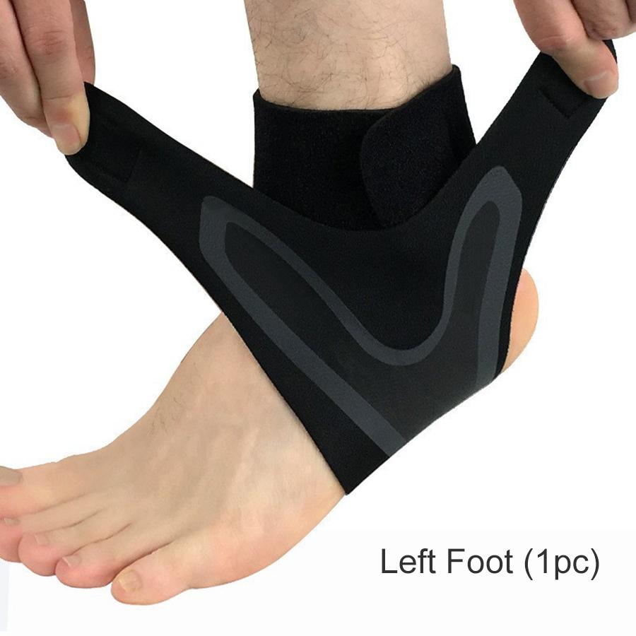 

WRELS Adjustable Ankle Brace Compression Sleeve Breathable Support for Sports Running Basketball Sprain Recovery M