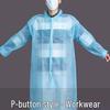 Breathable Disposable White Protective Suit - Dustproof Coat for Experiments and Visits, Available In Thin and Thick Styles, Adult Size