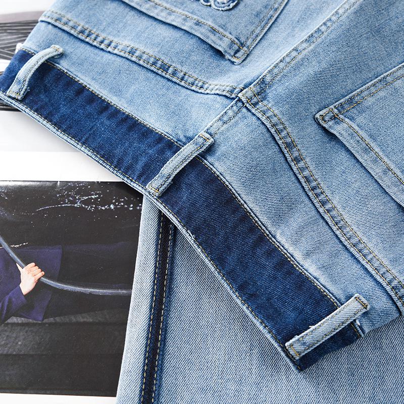 Damskie dżinsy z wysokim stanem i szerokimi nogawkami, pochlebny fason dla figury w kształcie gruszki - popularny styl do ziemi na wiosnę i jesień 2025