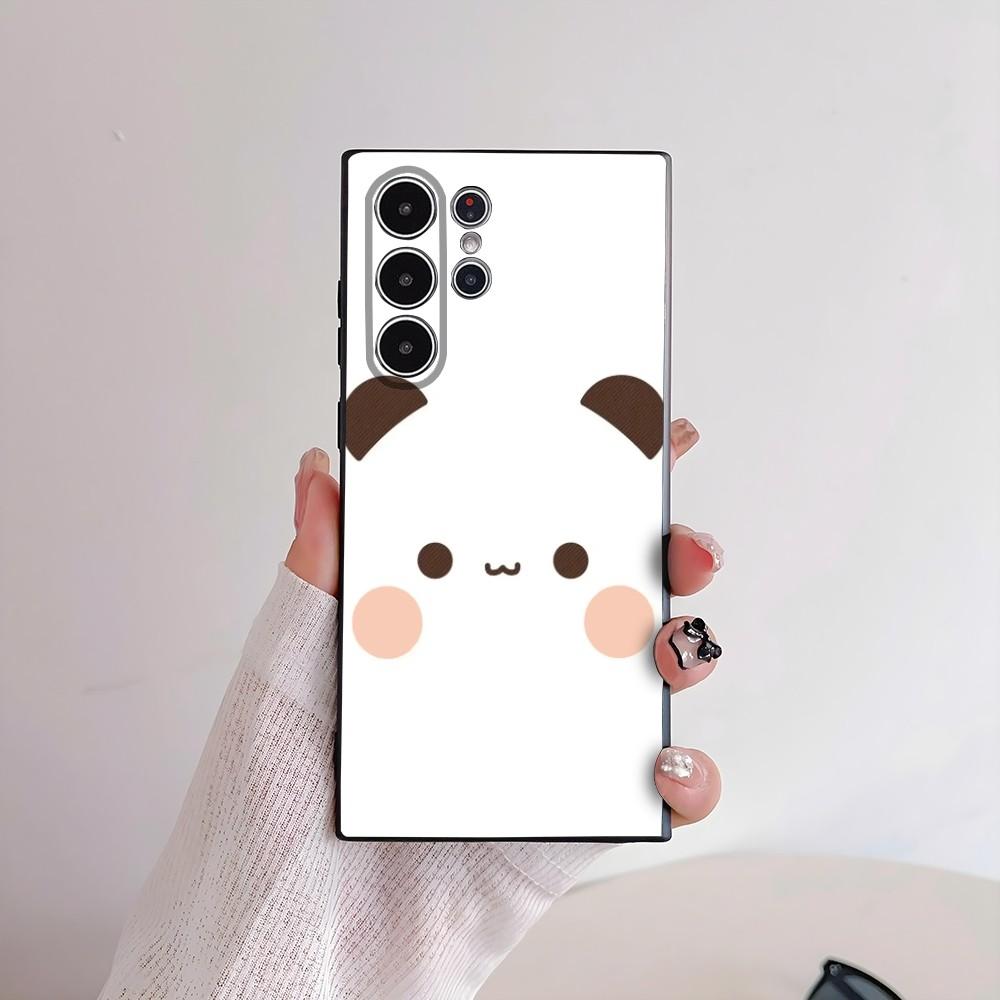 Cute Bubu Dudu Phone Case For Samsung Galaxy S25 S24 S22 S23 Ultra S21 S20 Plus 5G Frosted Non-Slip Full Cover Soft Case