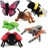 About 15-20CM Simulated Insect Plush Toy Kawaii Plush Ants Spiders Bees Ladybugs Butterflies Mantises Doll Funny Decoration Gift