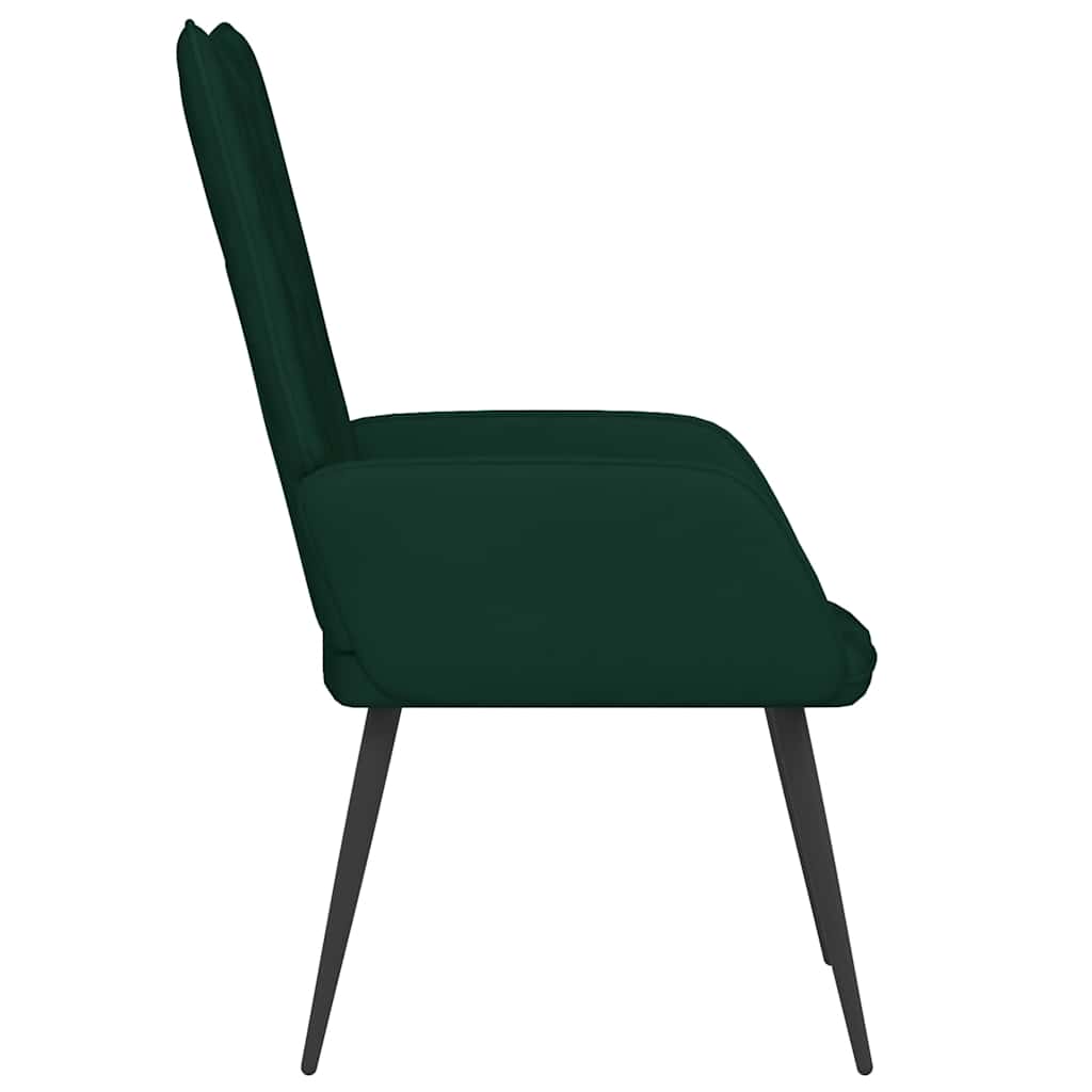 Relax Chair Dark Green Velvet