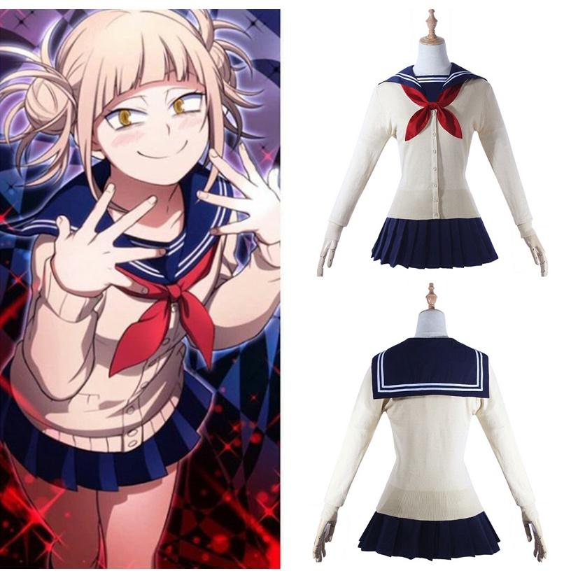 My Hero Academia Himiko Toga Outfit Elegant Cosplay Costume Set For Halloween Events