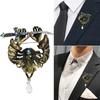 Antiker Piraten-Brooch-Pin mit Schwertern, Vintage Strasssteine Broschen, Revers-Pins für Herrenanzüge, Hemdnadel für Hut Schal