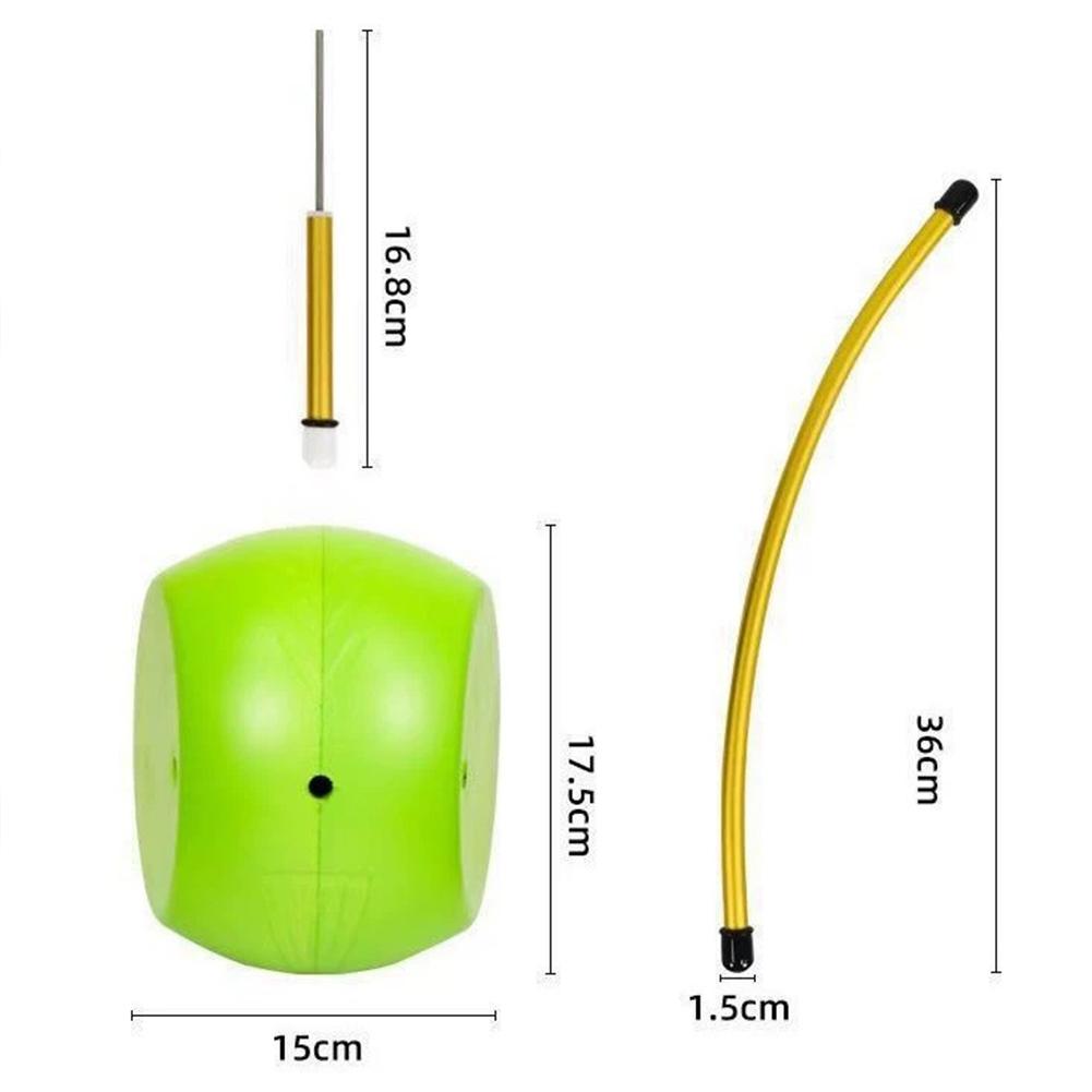 Golf Swing Trainer Connects Ball To Correct Arm Movements and Improve Skills