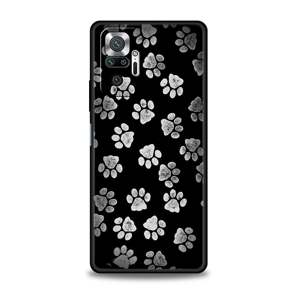

Cute Cat Dog Paw Love Phone Case For Xiaomi Redmi Note 13 12 5G 11 10 Pro Plus 4G 9S 9 8 7 9T 13C 10C 9C 9A Soft Silicone Cover Redmi Note 13Pro 4G